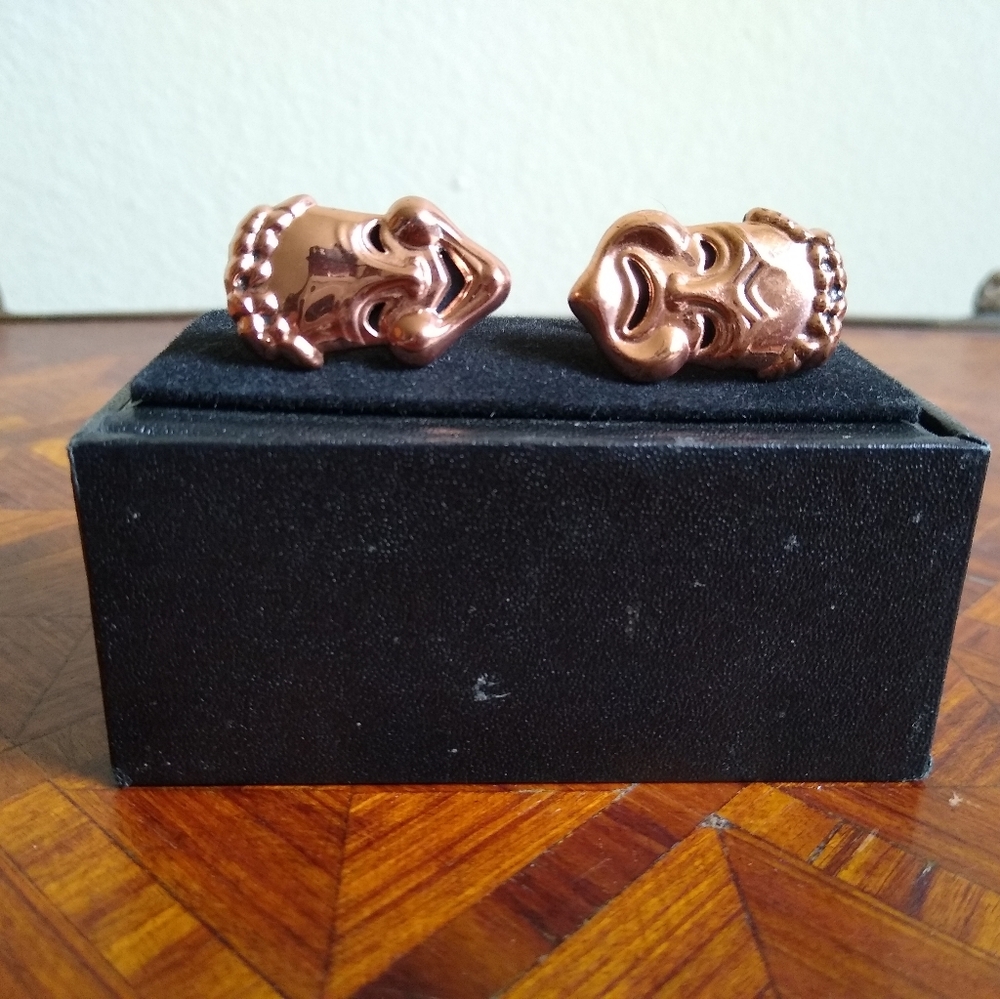 Vintage signed Renoir Copper cufflinks 1950-'55